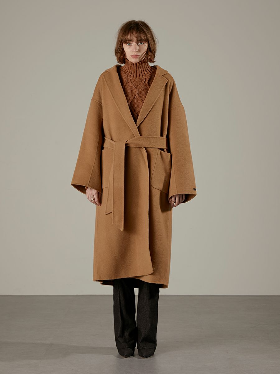 大切な L'or ロル Geelong Wool Long Coat ロングコート - daloon.com