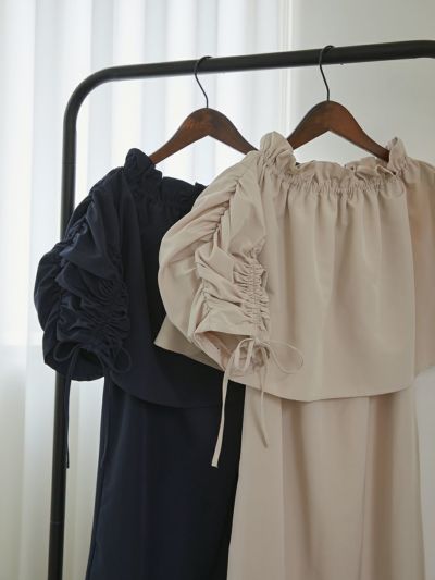 romile 新品バルーンクロップドブルゾン