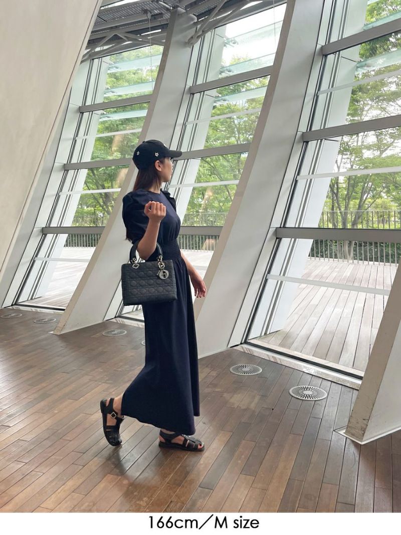 POWER SHOULDER JACQUARD ONE-PIECE | romile