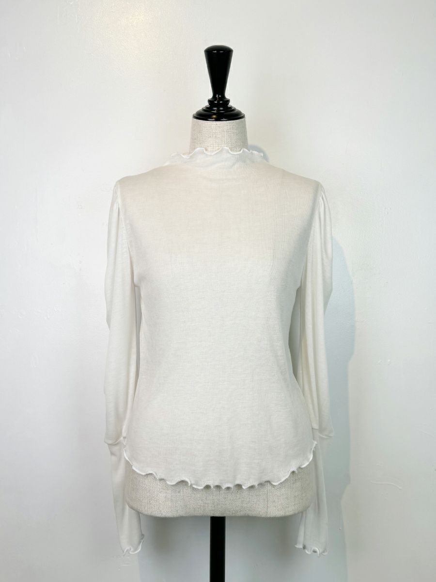 PUFF SHEER TOP | romile