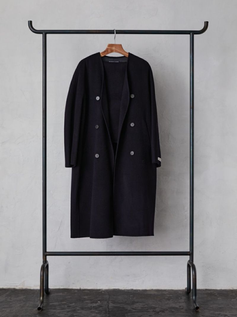 VSLE ヴィスル WOOL MUFFLER HANDMADE コート ポンチョ