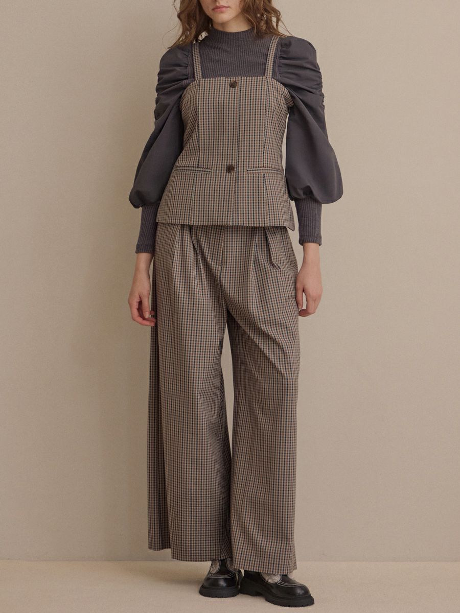 VENUS PUFF TOP（GRAY） | romile