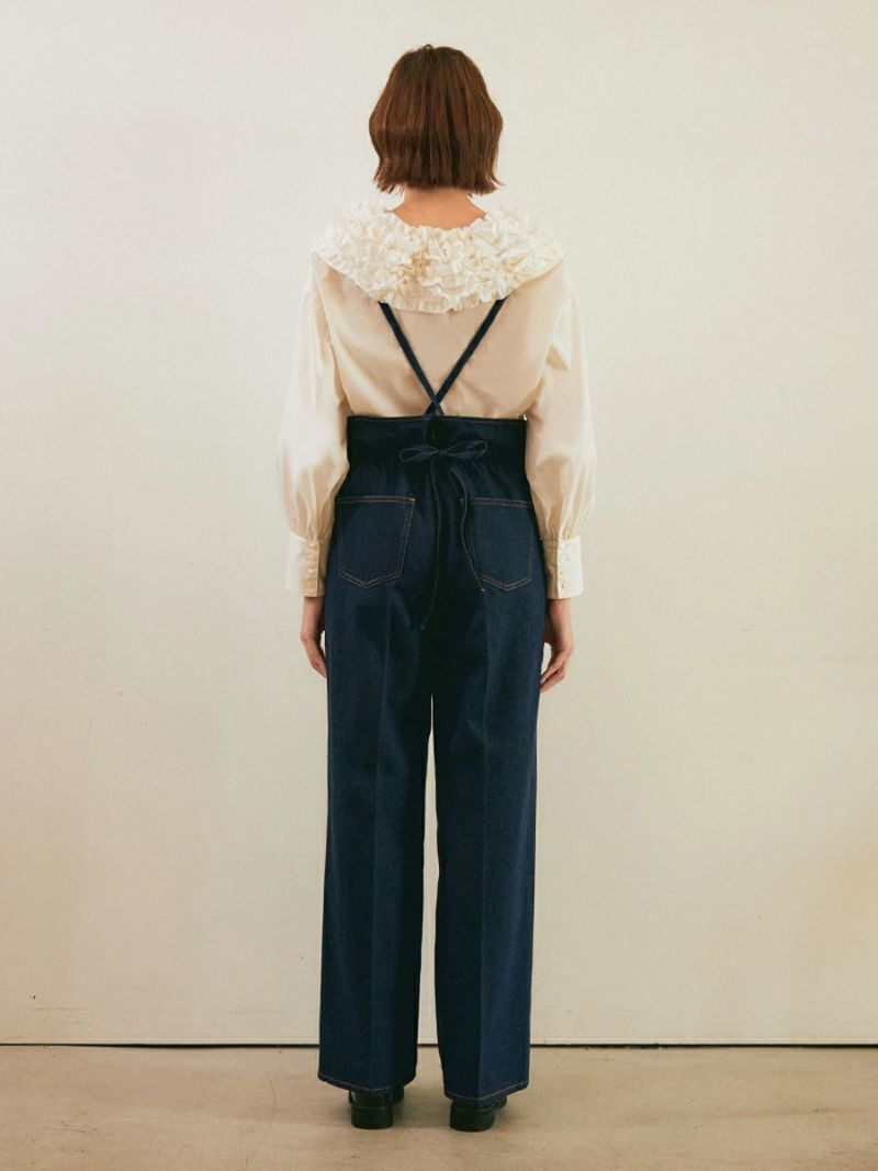 romile ミルフィーユカラー ブラウス MILLEFEUILLE COLLAR BLOUSE（WHITE） | romile