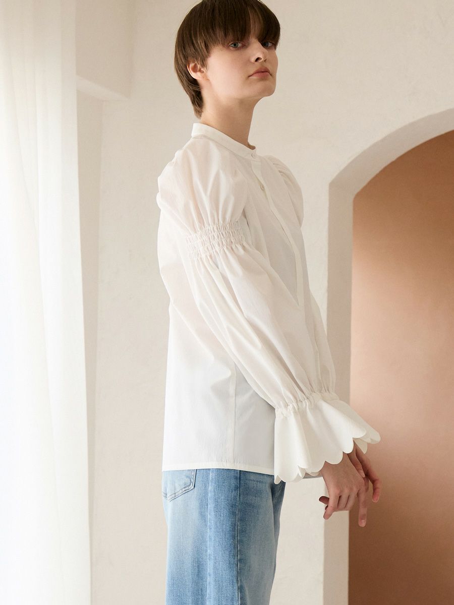 romile SAKURA BLOUSE ホワイト SAKURA BLOUSE（WHITE） | romile