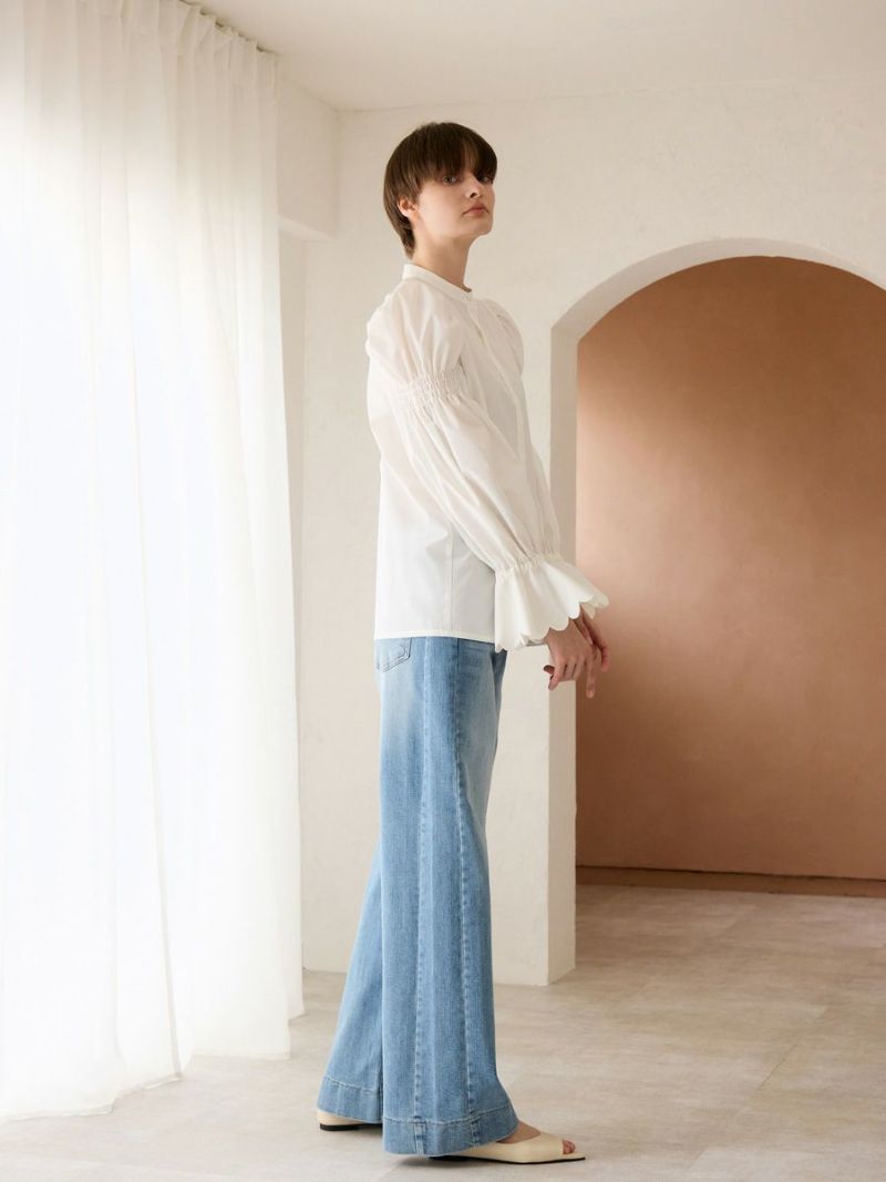 SAKURA BLOUSE（WHITE） | romile