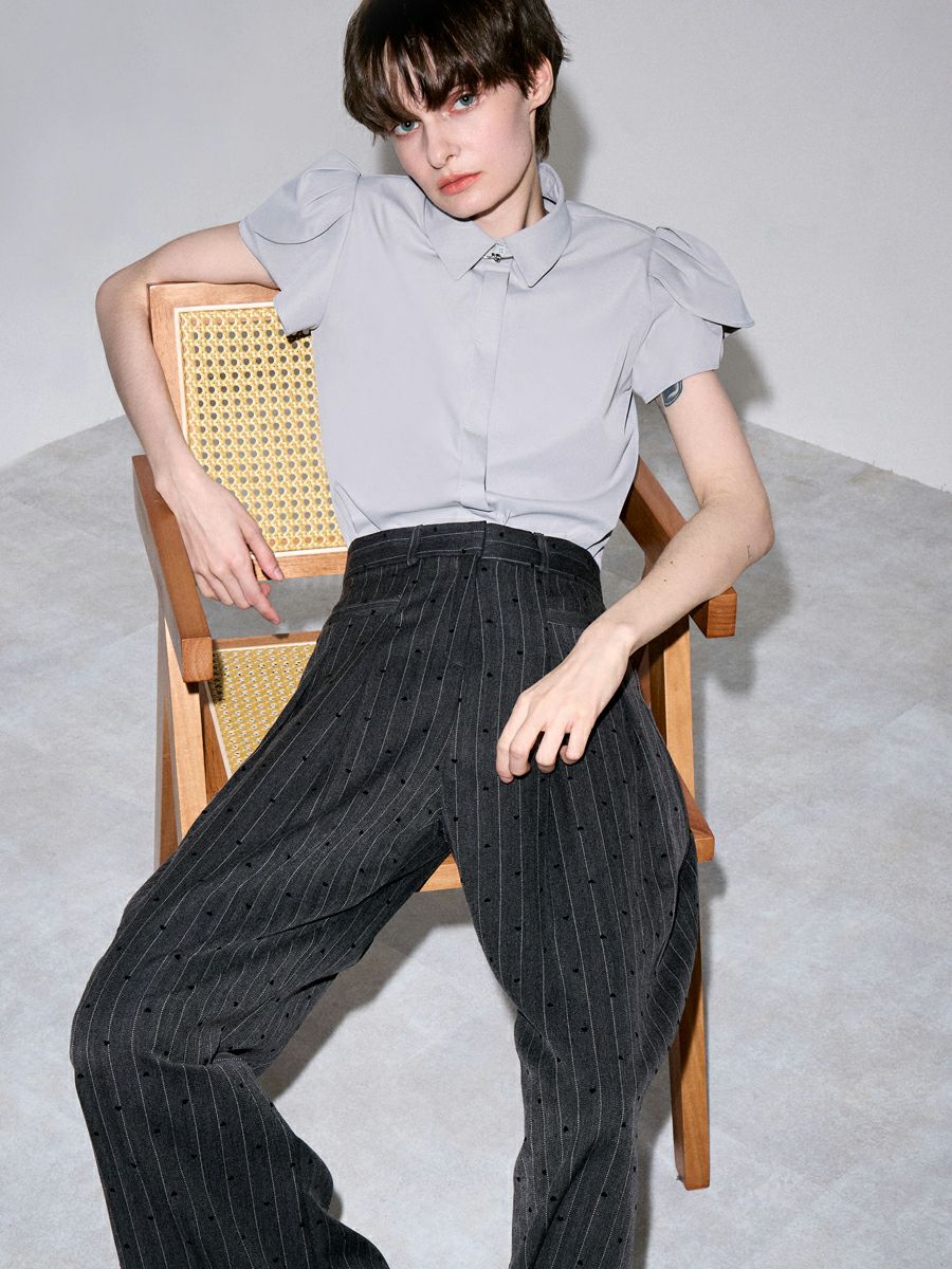 TULIPページ TULIP BLOUSE（GRAY） | romile