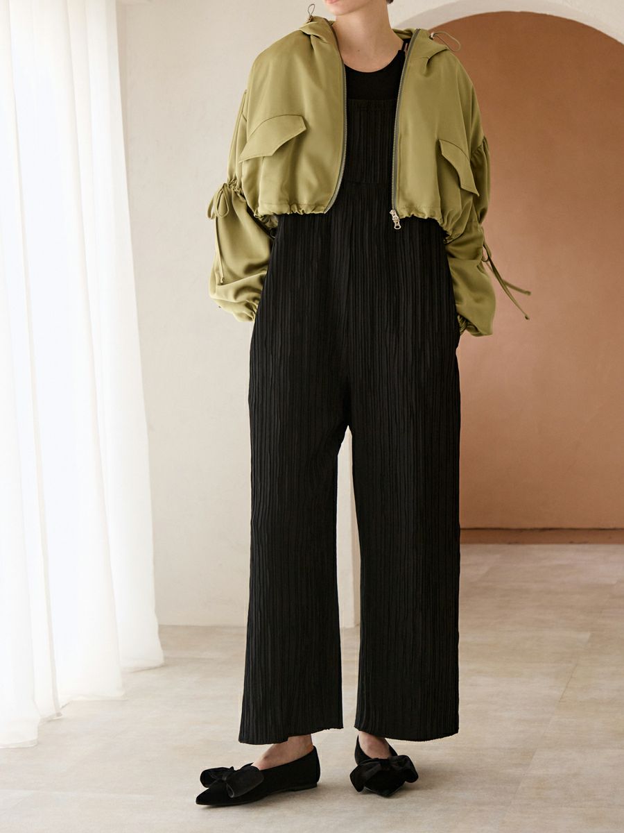 romile 新品バルーンクロップドブルゾン BALLOON CROPPED BLOUSON（KHAKI） | romile