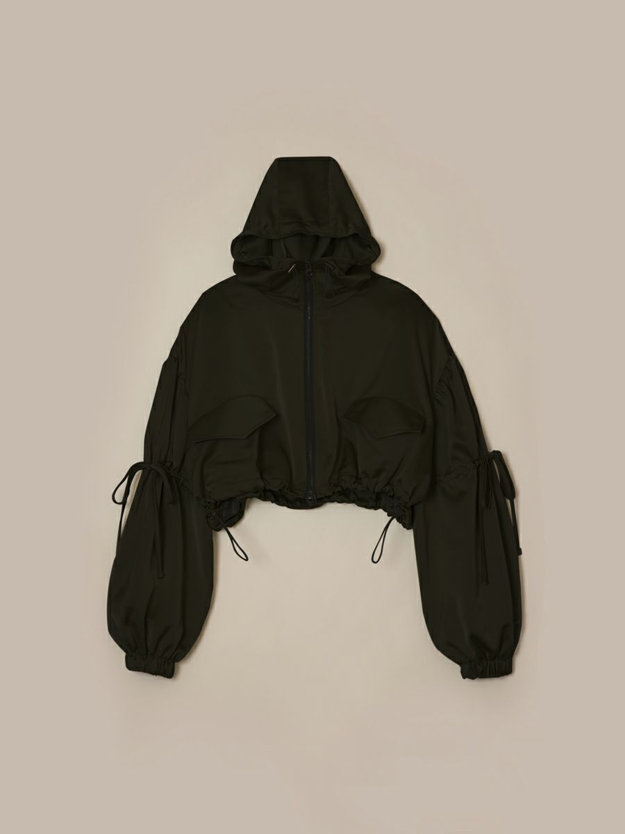 romile 新品バルーンクロップドブルゾン BALLOON CROPPED BLOUSON（BLACK） | romile