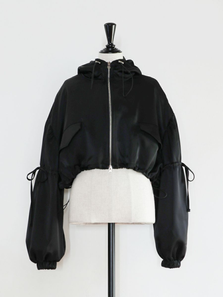 romile 新品バルーンクロップドブルゾン BALLOON CROPPED BLOUSON（BLACK） | romile