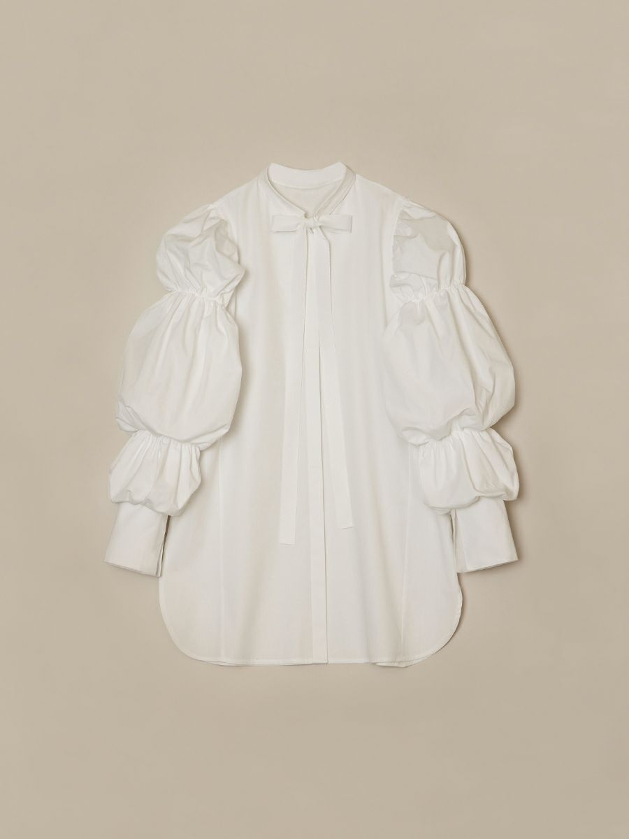 BALLOON TUNIC（WHITE） | romile