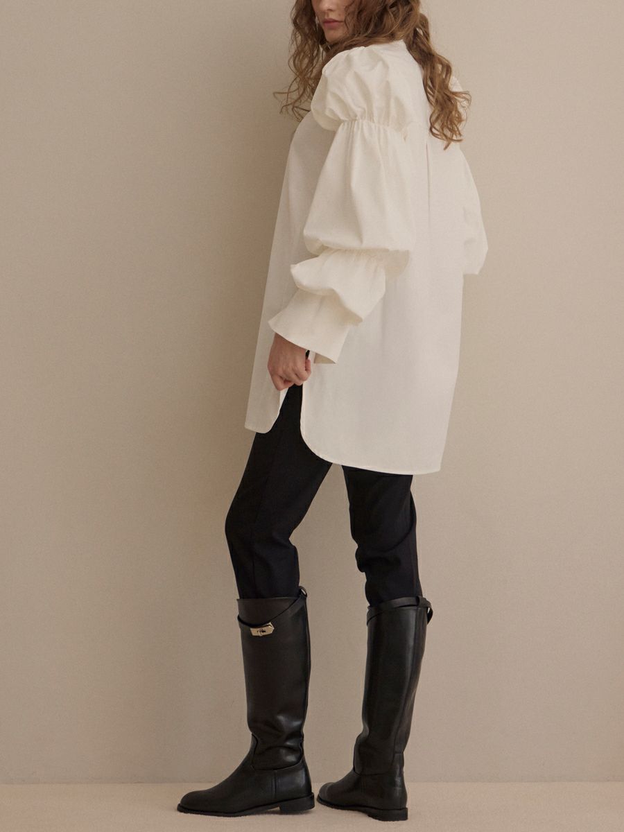 トップス BALLOON CAMI TUNIC (WHITE) Balloon cami tunic (White)