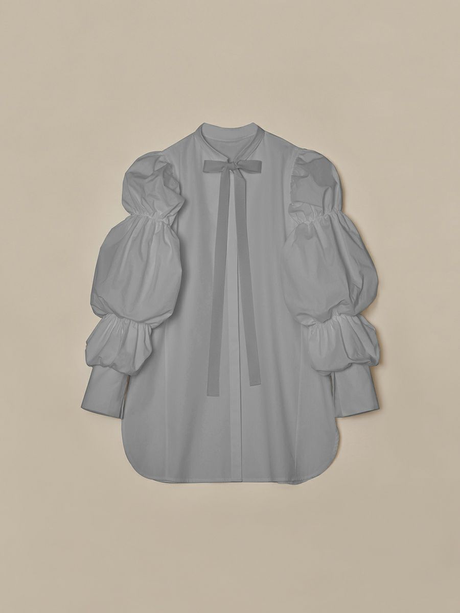 BALLOON TUNIC（WHITE） | romile