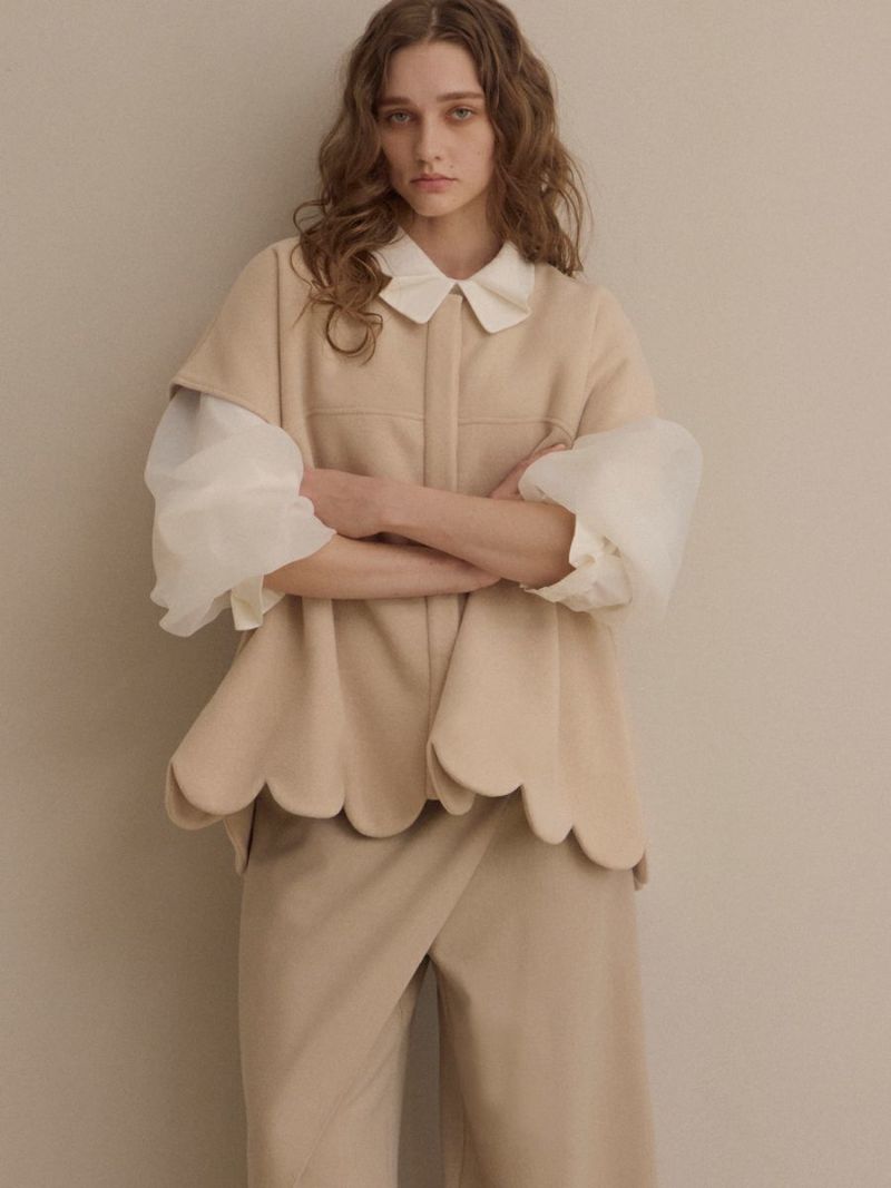 CAMELLIA GILET（ECRU） | romile